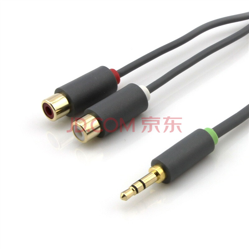 CE-LINK 2087 DC3.5mm公對2RCA母立體聲音頻線 數字時代的經典橋梁
